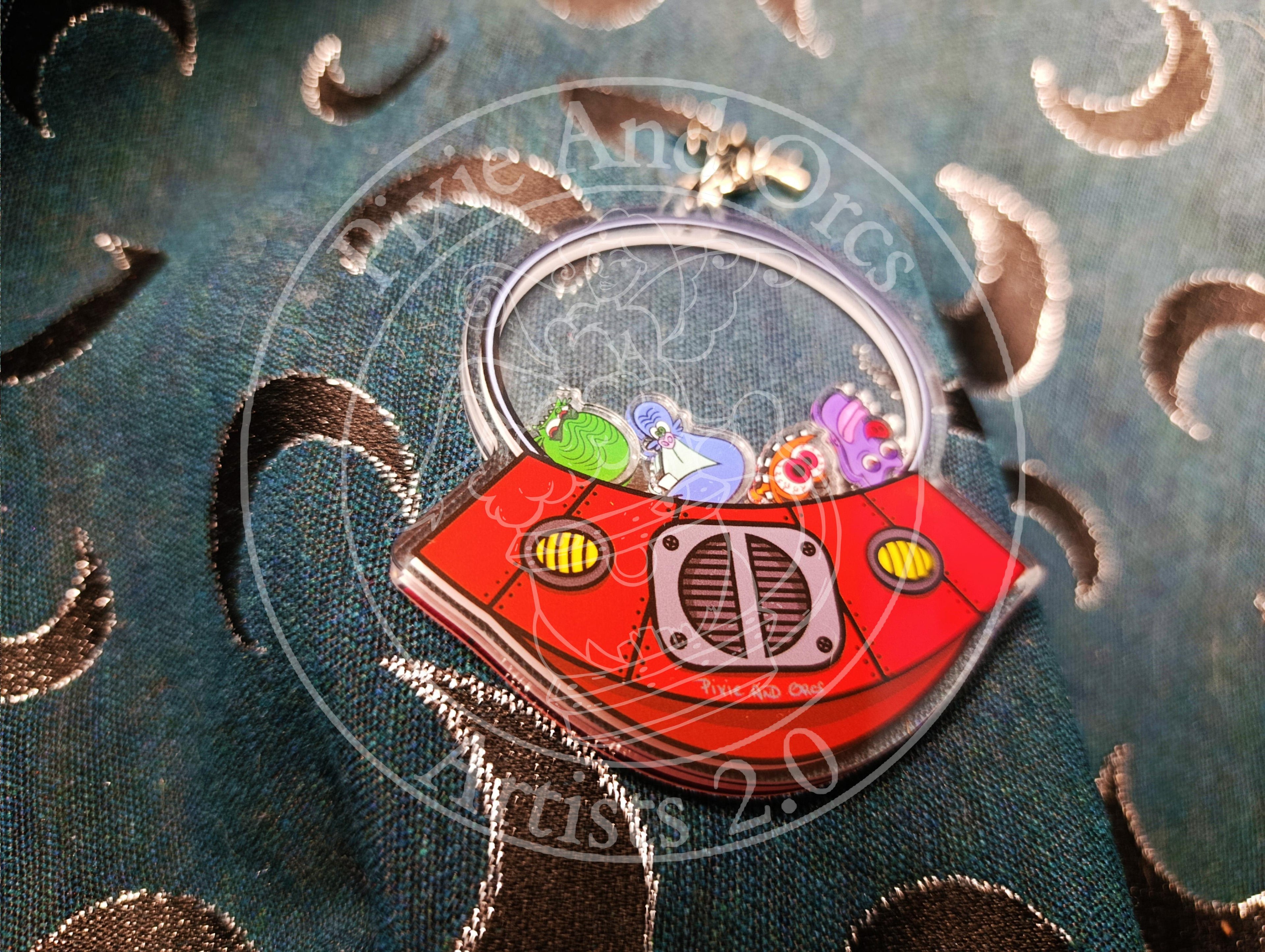 Porte-clé Shaker Zinzins de l'espace