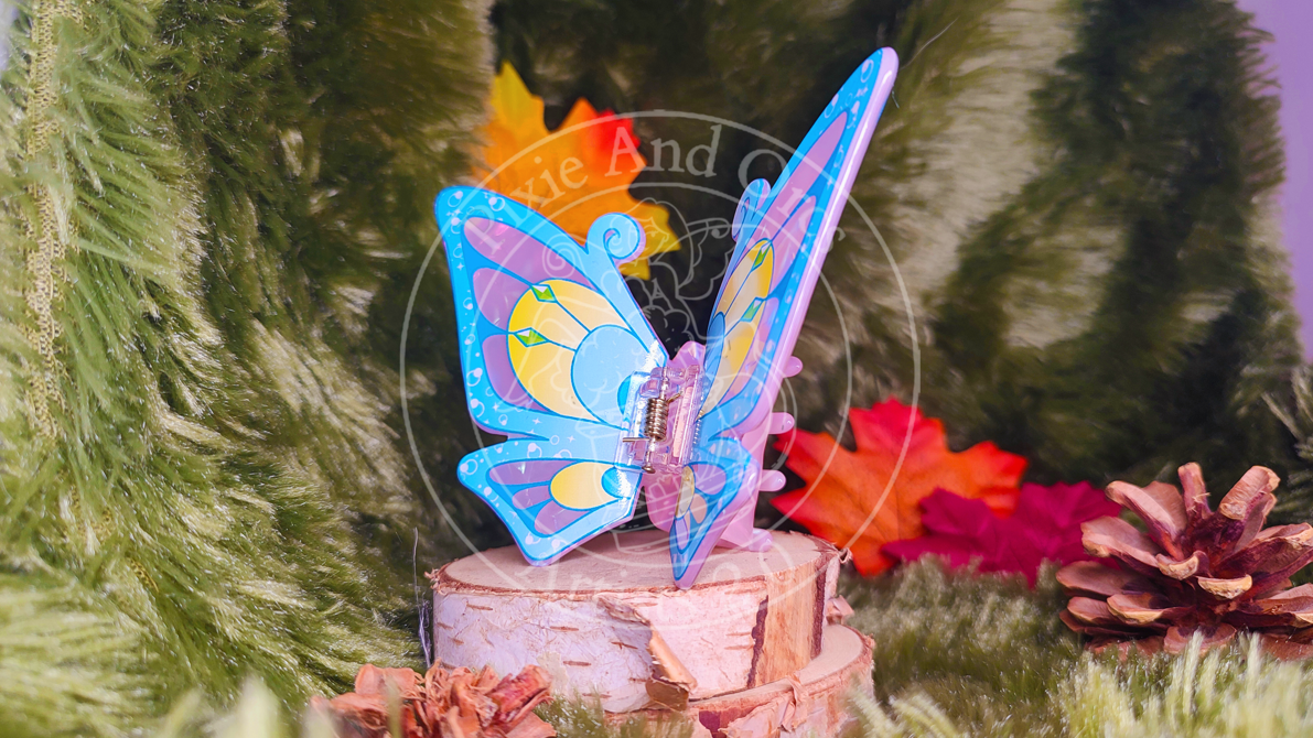 Pince à Cheveux Ailes Fée du feu