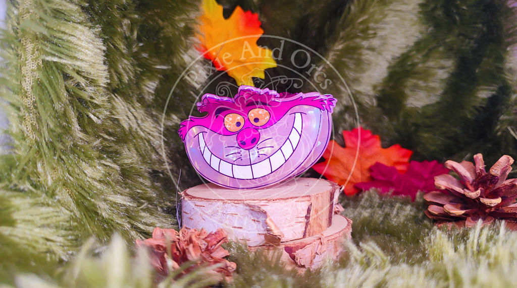 Pince à Cheveux Chat du Cheshire