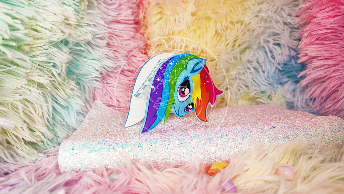 Pince à Cheveux Rainbow Dash