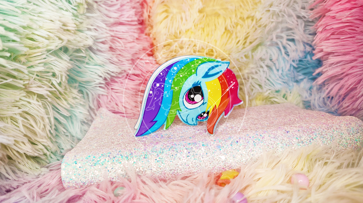 Pince à Cheveux Rainbow Dash