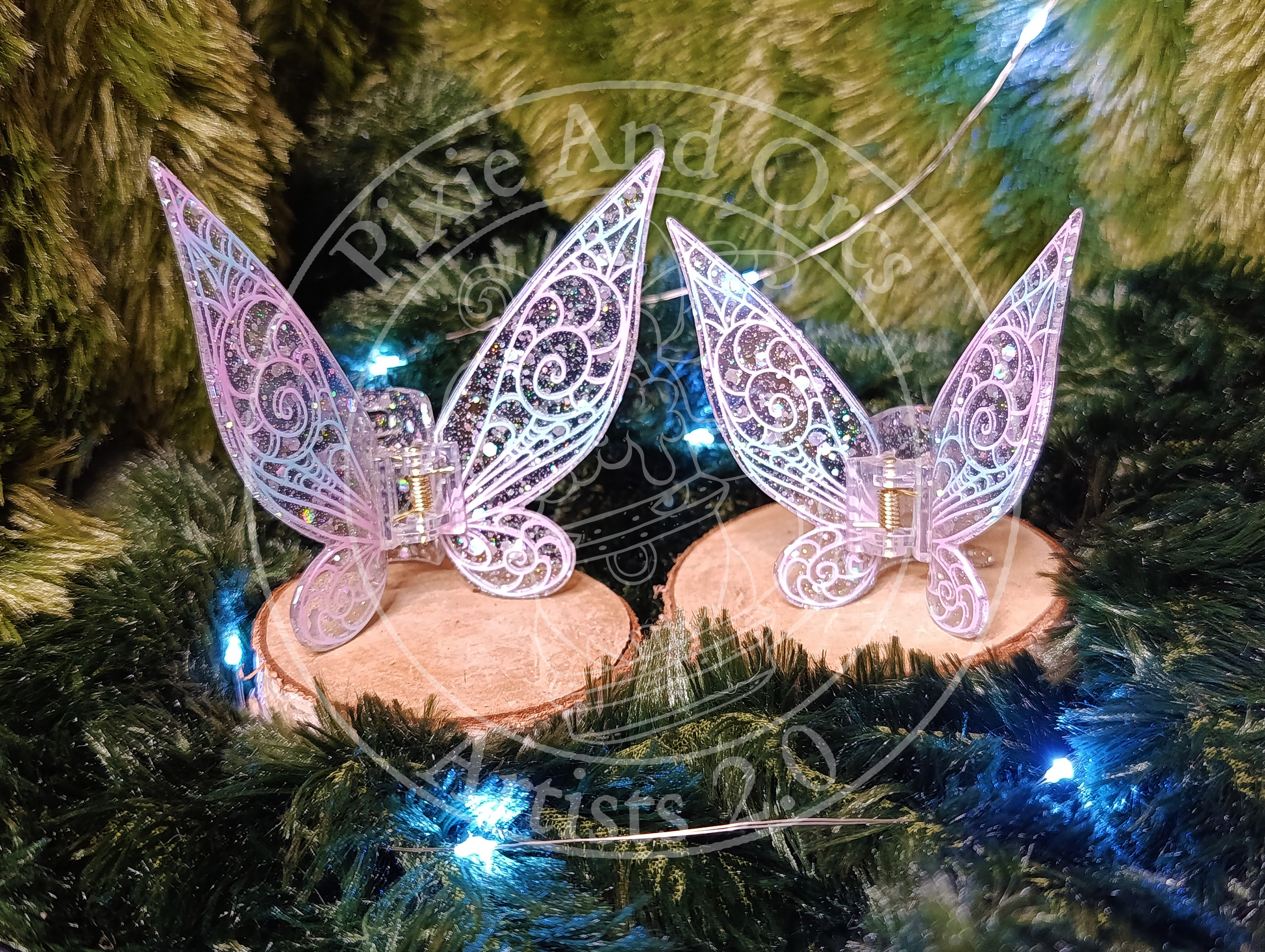 Pince à Cheveux Ailes de Clochette