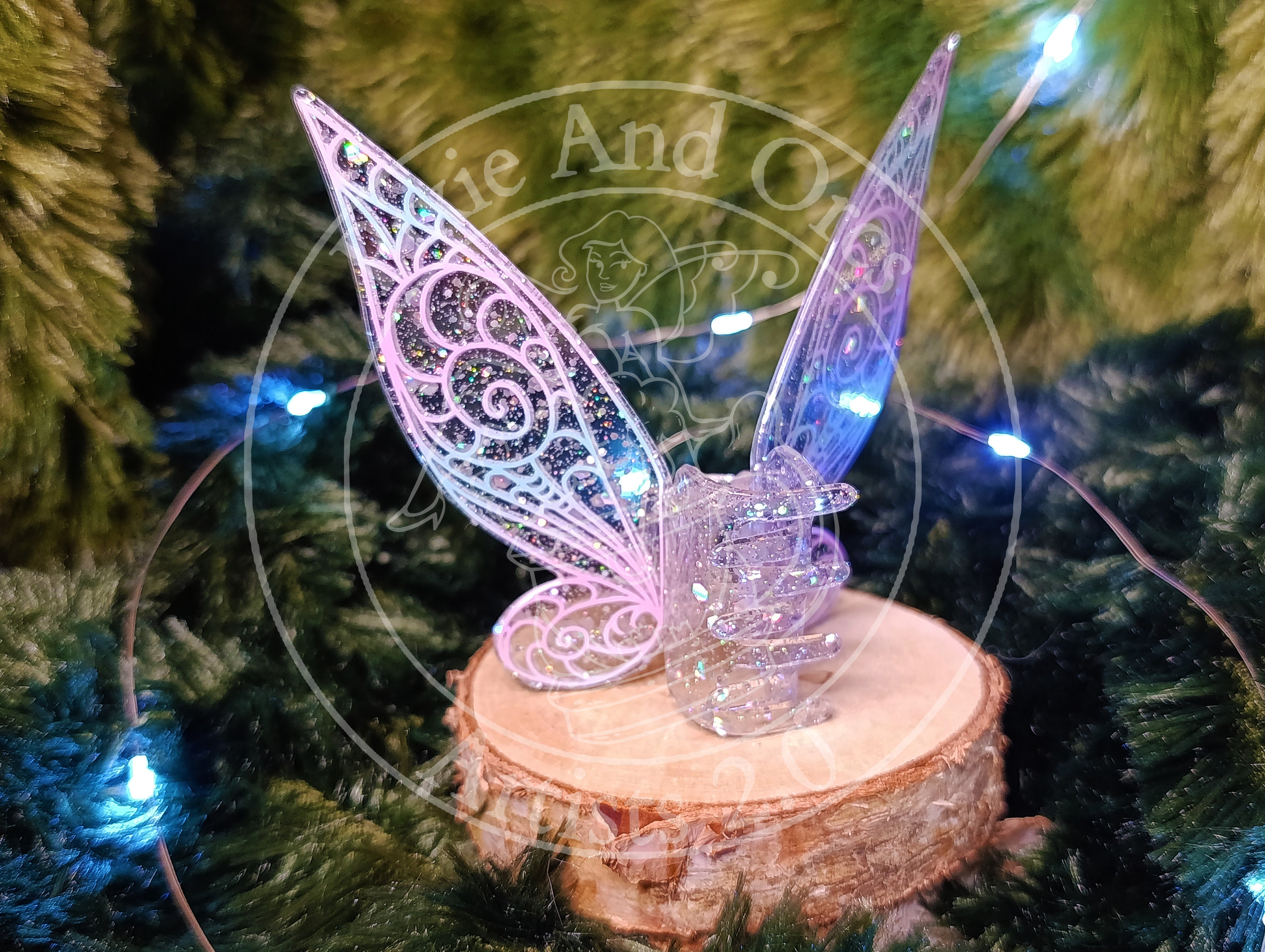 Pince à Cheveux Ailes de Clochette