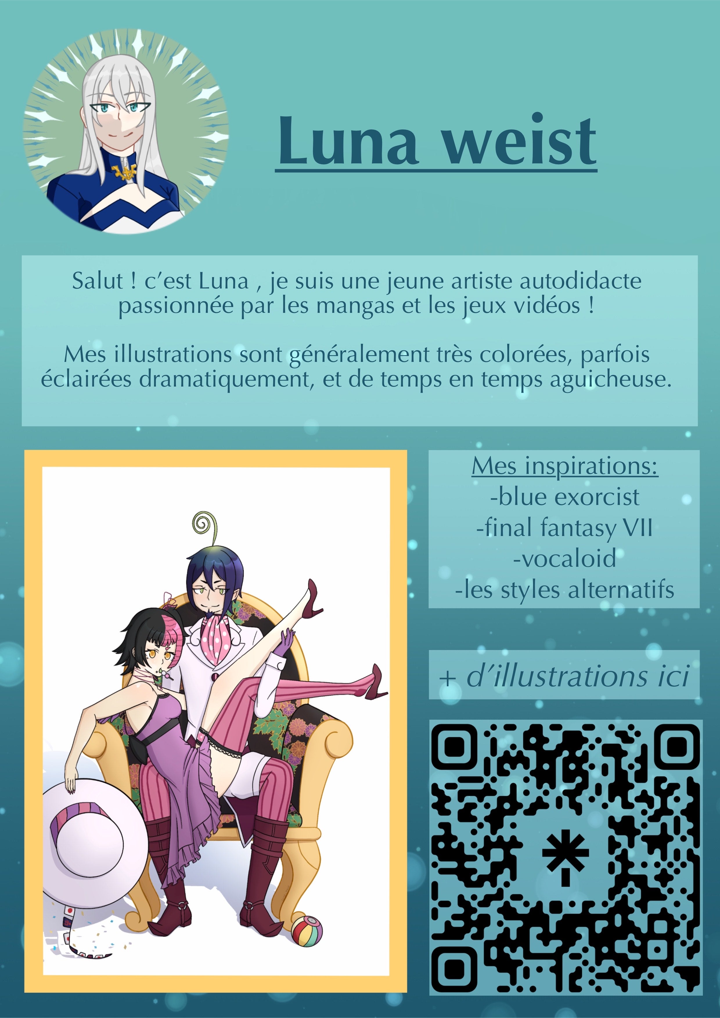 Affiche Rachel Alucard - Pour Cadre Lumineux