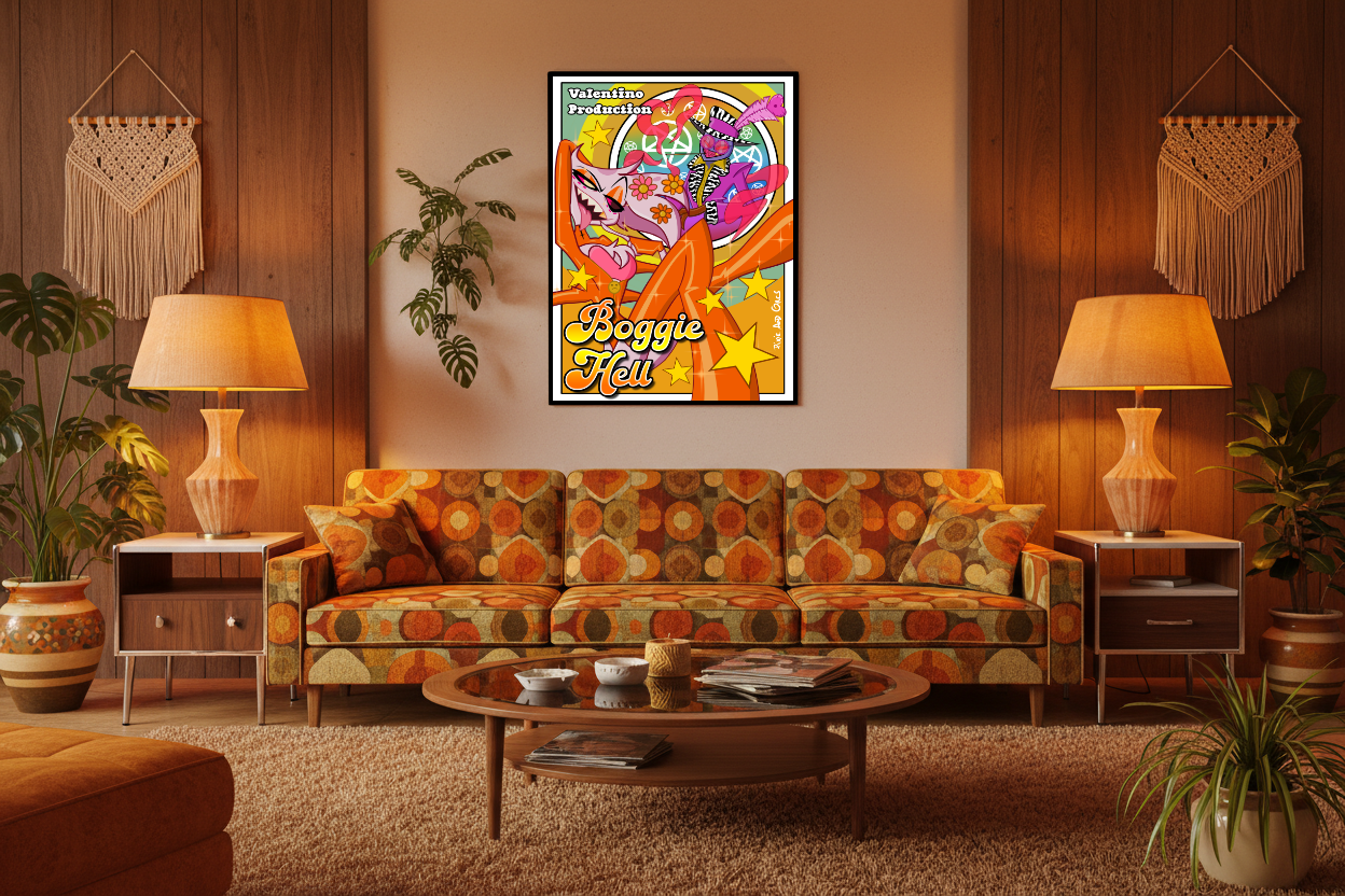 Affiche Angel Dust 70's - Pour Cadre Lumineux