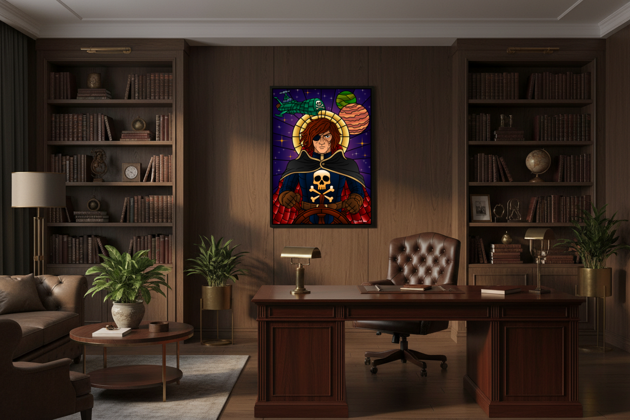 Affiche Albator - Pour Cadre Lumineux