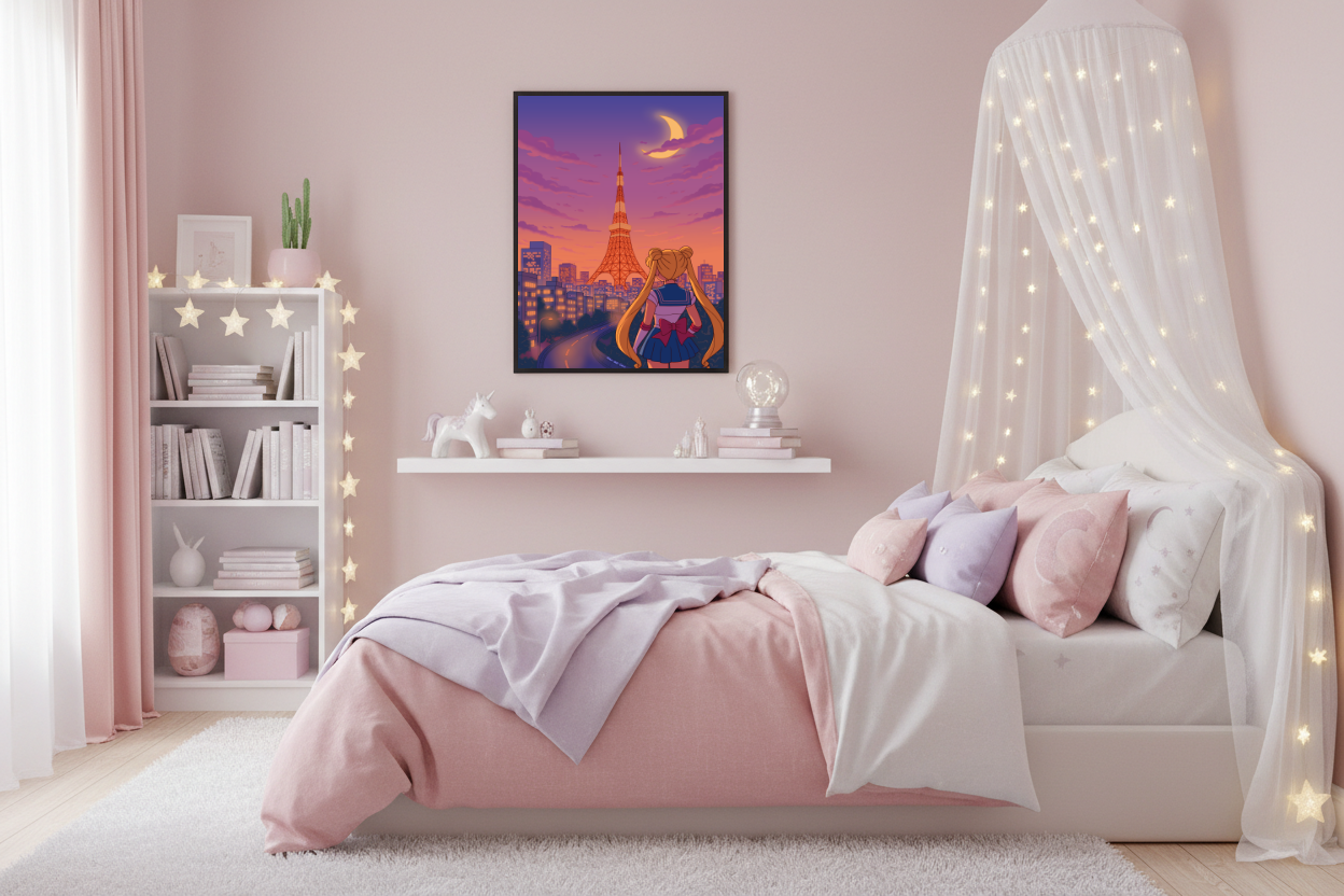 Affiche Sailor Moon - Pour Cadre Lumineux