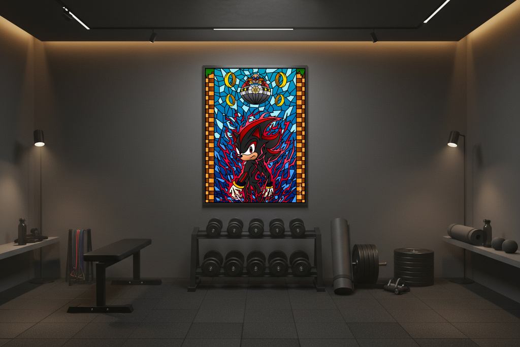 Cadre Lumineux Vitrail Shadow - Sonic