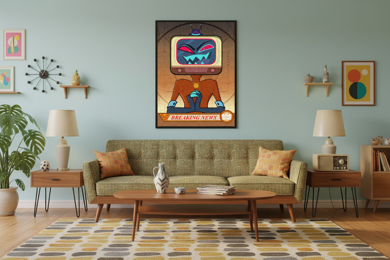 Cadre Lumineux Vox Retro