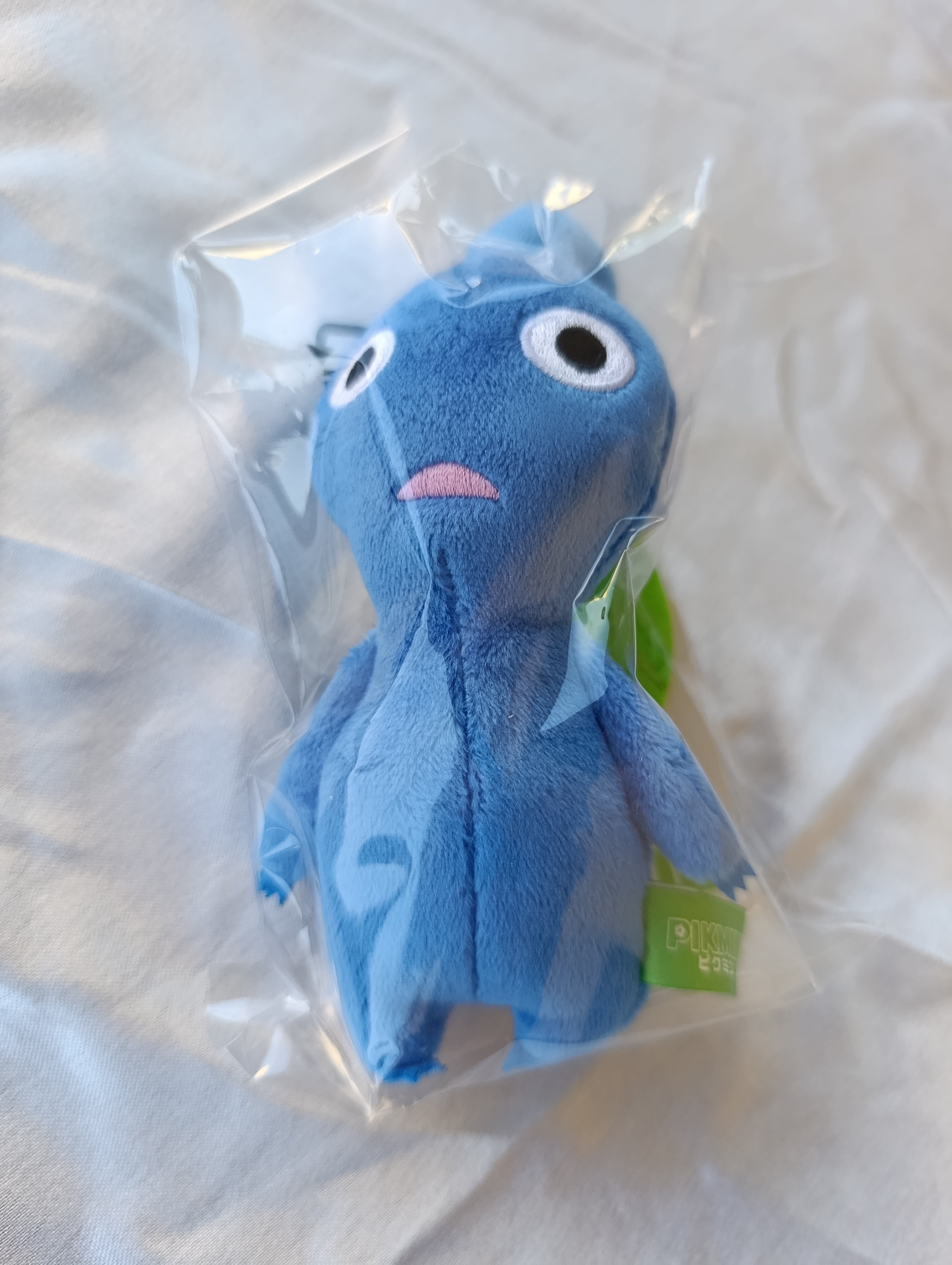 Porte-clés Peluche Pikmin Bleu Feuille Officiel