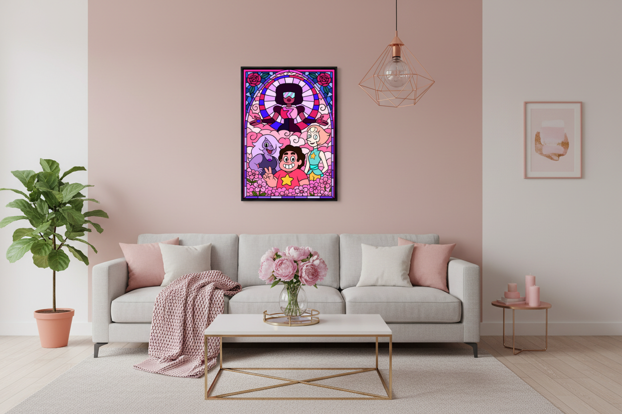 Affiche Vitrail Steven Universe