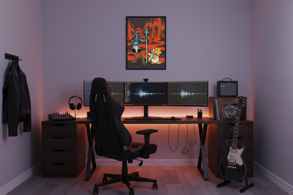 Affiche Undertale Undyne Alphys